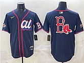 Men's American League Boston Red Sox Team Big Logo Navy 2025 All-Star Edition Limited Stitched Jersey,baseball caps,new era cap wholesale,wholesale hats