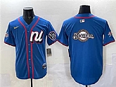 Men's Milwaukee Brewers Team Big Logo Blue 2025 All-Star Edition Limited Stitched Jersey,baseball caps,new era cap wholesale,wholesale hats