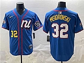 Men's National League #32 Jacob Misiorowski Blue 2025 All-Star Edition Limited Stitched Jersey,baseball caps,new era cap wholesale,wholesale hats