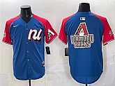 Men's National League Arizona Diamondbacks Team Big Logo Blue Red Alternate 2025 All-Star Edition Limited Stitched Jersey,baseball caps,new era cap wholesale,wholesale hats