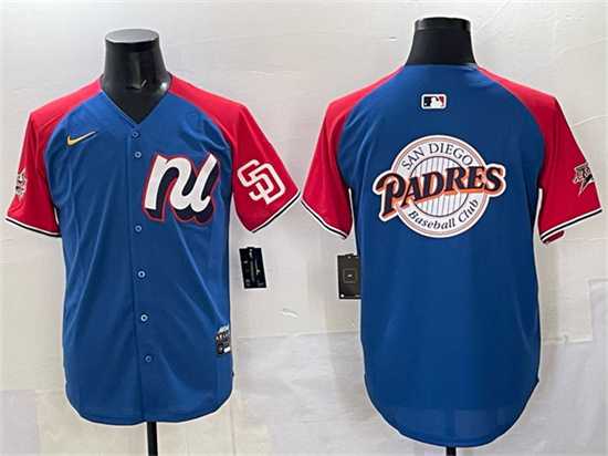 Men's National League San Diego Padres Team Big Logo Blue Red Alternate 2025 All-Star Edition Limited Stitched Jersey,We sell and wholesale Men's National League San Diego Padres Team Big Logo Blue Red Alternate 2025 All-Star Edition Limited Stitched Jersey on line form chian!