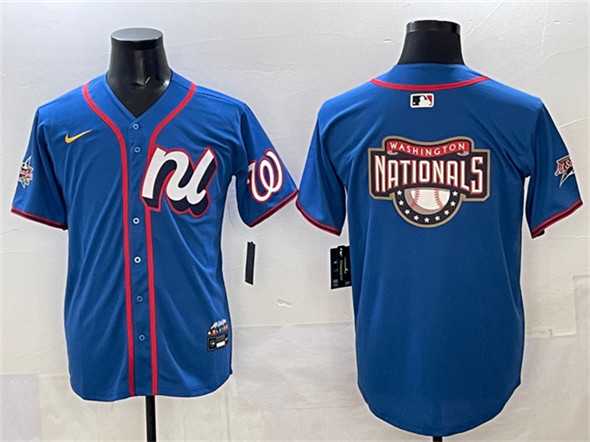 Men's National League Washington Nationals Team Big Logo Blue 2025 All-Star Edition Limited Stitched Jersey,We sell and wholesale Men's National League Washington Nationals Team Big Logo Blue 2025 All-Star Edition Limited Stitched Jersey on line form chian!