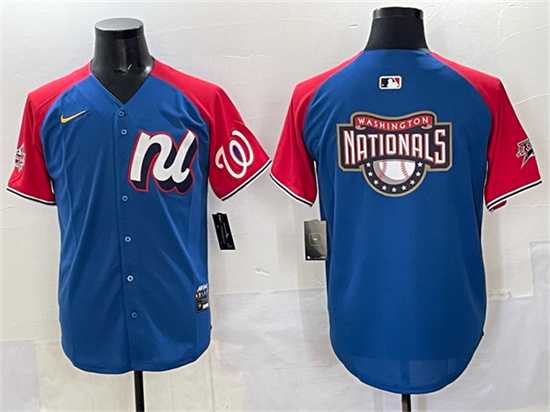 Men's National League Washington Nationals Team Big Logo Blue Red Alternate 2025 All-Star Edition Limited Stitched Jersey,We sell and wholesale Men's National League Washington Nationals Team Big Logo Blue Red Alternate 2025 All-Star Edition Limited Stitched Jersey on line form chian!