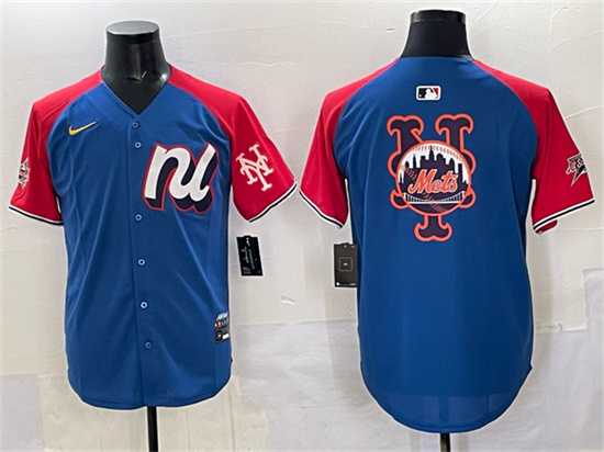 Men's National League New York Mets Team Big Logo Blue Red Alternate 2025 All-Star Edition Limited Stitched Jersey,We sell and wholesale Men's National League New York Mets Team Big Logo Blue Red Alternate 2025 All-Star Edition Limited Stitched Jersey on line form chian!