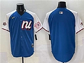 Men's National League Washington Nationals Blank Blue Alternate 2025 All-Star Edition Limited Stitched Jersey,baseball caps,new era cap wholesale,wholesale hats