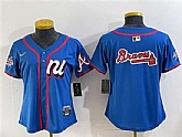 Women's National League Atlanta Braves Team Big Logo Blue 2025 All-Star Edition Limited Stitched Jersey(Run Small),baseball caps,new era cap wholesale,wholesale hats