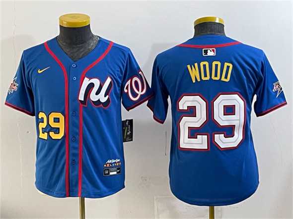 Women's National League #29 James Wood Blue 2025 All-Star Edition Limited Stitched Jersey(Run Small),We sell and wholesale Women's National League #29 James Wood Blue 2025 All-Star Edition Limited Stitched Jersey(Run Small) on line form chian!