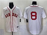 Men's Boston Red Sox #8 Carl Yastrzemski White Cool Base Stitched Jersey,baseball caps,new era cap wholesale,wholesale hats
