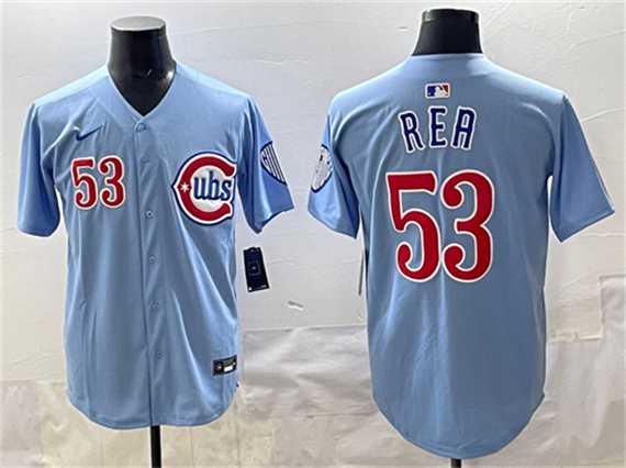 Men's Chicago Cubs #53 Colin Rea Blue 2024-25 2nd Alternate Limited Stitched Jersey,We sell and wholesale Men's Chicago Cubs #53 Colin Rea Blue 2024-25 2nd Alternate Limited Stitched Jersey on line form chian!
