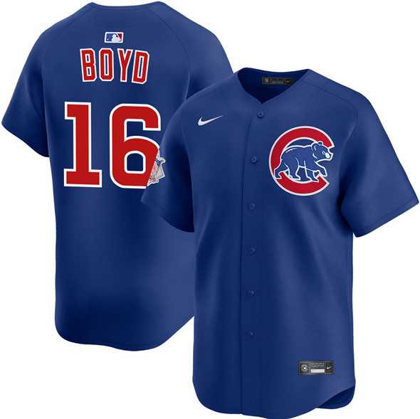 Men's Chicago Cubs #16 Matthew Boyd Royal Limited Stitched Jersey Dzhi,We sell and wholesale Men's Chicago Cubs #16 Matthew Boyd Royal Limited Stitched Jersey Dzhi on line form chian!