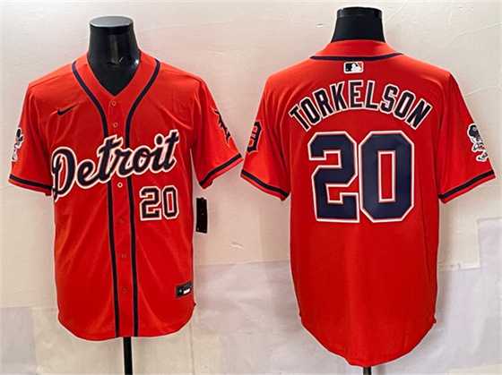 Men's Detroit Tigers #20 Spencer Torkelson Orange With Patch Vapor Premier Limited Stitched Jersey,We sell and wholesale Men's Detroit Tigers #20 Spencer Torkelson Orange With Patch Vapor Premier Limited Stitched Jersey on line form chian!