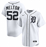 Men's Detroit Tigers #52 Troy Melton White 2024 Home Limited Stitched Jersey Dzhi,baseball caps,new era cap wholesale,wholesale hats