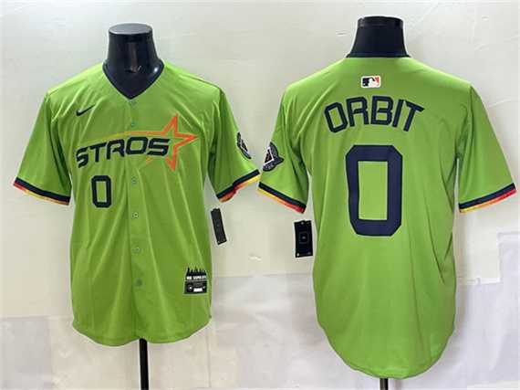Men's Houston Astros #0 Orbit Green 2025 City Connect Limited Stitched Jersey,We sell and wholesale Men's Houston Astros #0 Orbit Green 2025 City Connect Limited Stitched Jersey on line form chian!