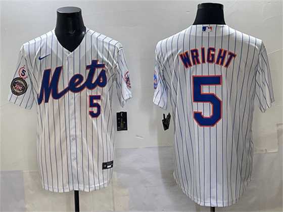 Men's New York Mets #5 David Wright White With Patch Stitched Jersey,We sell and wholesale Men's New York Mets #5 David Wright White With Patch Stitched Jersey on line form chian!