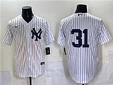 Men's New York Yankees #31 Ichiro Suzuki White Cool Base Limited Stitched Jersey,baseball caps,new era cap wholesale,wholesale hats