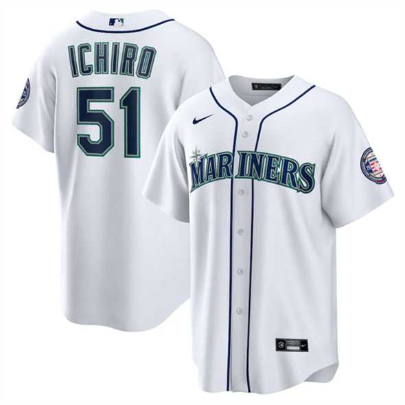 Men's Seattle Mariners #51 Ichiro Suzuki White Cool Base Stitched Jersey Dzhi,We sell and wholesale Men's Seattle Mariners #51 Ichiro Suzuki White Cool Base Stitched Jersey Dzhi on line form chian!