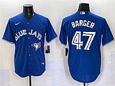 Men's Toronto Blue Jays #47 Addison Barger Royal Cool Base Stitched Jersey,baseball caps,new era cap wholesale,wholesale hats