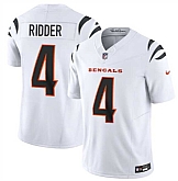 Men & Women & Youth Cincinnati Bengals #4 Desmond Ridder White 2025 F.U.S.E. Vapor Untouchable Limited Stitched Jersey,baseball caps,new era cap wholesale,wholesale hats