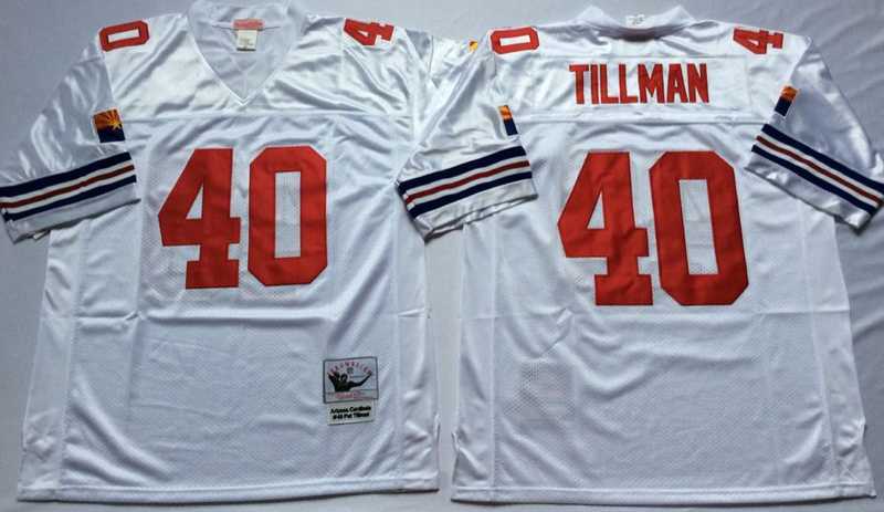 Men's Arizona Cardinals #40 Pat Tillman White Throwback Stitched Football Jersey,We sell and wholesale Men's Arizona Cardinals #40 Pat Tillman White Throwback Stitched Football Jersey on line form chian!