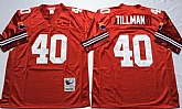Men's Arizona Cardinals #40 Pat Tillman Red Throwback Stitched Football Jersey,baseball caps,new era cap wholesale,wholesale hats