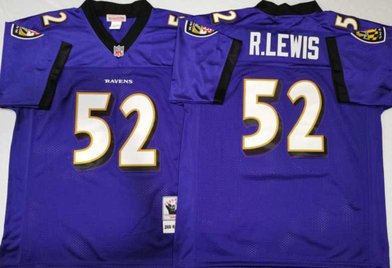 Men's Baltimore Ravens #52 Ray Lewis Purple Throwback Stitched Football Jersey,We sell and wholesale Men's Baltimore Ravens #52 Ray Lewis Purple Throwback Stitched Football Jersey on line form chian!