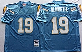 Men's Los Angeles Chargers #19 Lance Alworth Light Blue Throwback Stitched Football Jersey,baseball caps,new era cap wholesale,wholesale hats