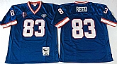 Men's Buffalo Bills #83 Andre Reed Blue Throwback Stitched Football Jersey,baseball caps,new era cap wholesale,wholesale hats