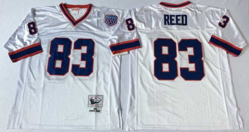 Men's Buffalo Bills #83 Andre Reed White Throwback Stitched Football Jersey,We sell and wholesale Men's Buffalo Bills #83 Andre Reed White Throwback Stitched Football Jersey on line form chian!