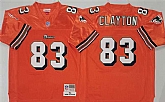 Men's Miami Dolphins #83 Mark Clayton Orange Throwback Stitched Football Jersey,baseball caps,new era cap wholesale,wholesale hats