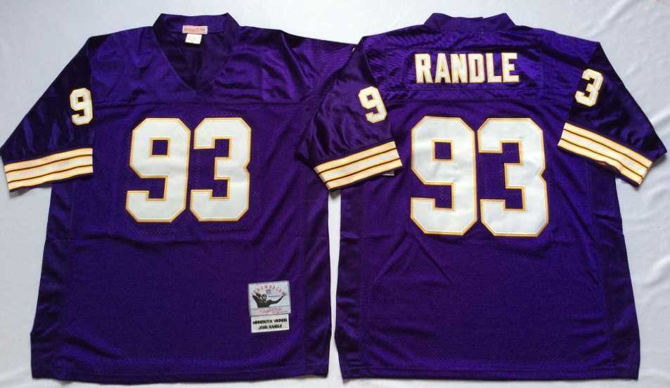 Men's Minnesota Vikings #93 John Randle Purple Throwback Stitched Football Jersey,We sell and wholesale Men's Minnesota Vikings #93 John Randle Purple Throwback Stitched Football Jersey on line form chian!