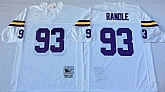 Men's Minnesota Vikings #93 John Randle White Throwback Stitched Football Jersey,baseball caps,new era cap wholesale,wholesale hats