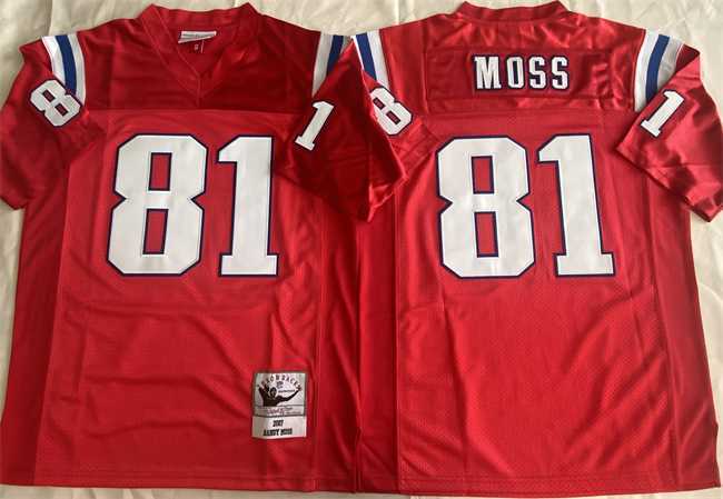 Men's New England Patriots #81 Randy Moss Red Throwback Stitched Football Jersey,We sell and wholesale Men's New England Patriots #81 Randy Moss Red Throwback Stitched Football Jersey on line form chian!