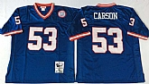 Men's New York Giants #53 Harry Carson Blue Throwback Stitched Football Jersey,baseball caps,new era cap wholesale,wholesale hats