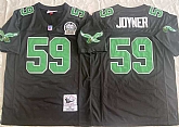Men's Philadelphia Eagles #59 Seth Joyner Black Throwback Stitched Football Jersey,baseball caps,new era cap wholesale,wholesale hats