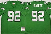 Men's Philadelphia Eagles #92 Reggie White Kelly Green Throwback Stitched Football Jersey,baseball caps,new era cap wholesale,wholesale hats