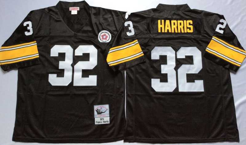 Men's Pittsburgh Steelers #32 Franco Harris Black Throwback Stitched Football Jersey,We sell and wholesale Men's Pittsburgh Steelers #32 Franco Harris Black Throwback Stitched Football Jersey on line form chian!