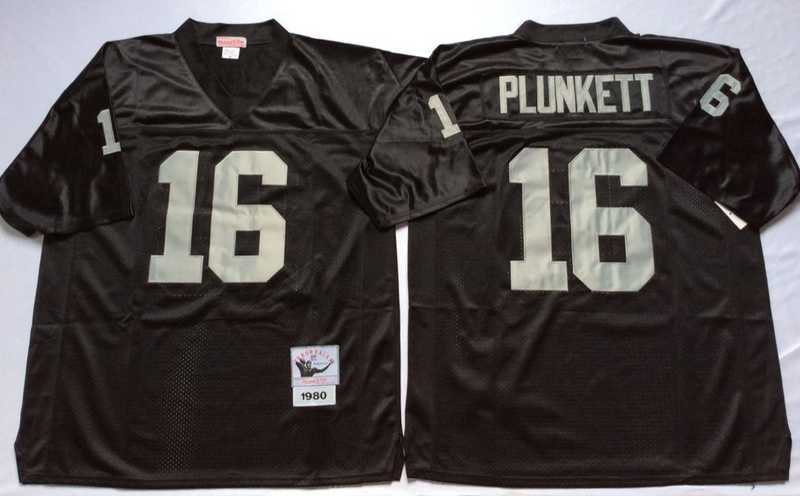 Men's Raiders #16 Jim Plunkett Black Throwback Stitched Football Jersey,We sell and wholesale Men's Raiders #16 Jim Plunkett Black Throwback Stitched Football Jersey on line form chian!