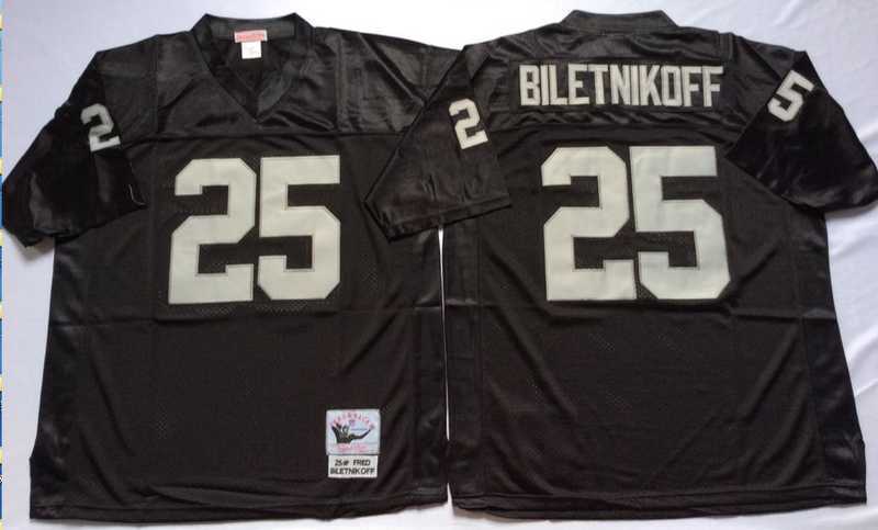 Men's Raiders #25 Fred Biletnikoff Black Throwback Stitched Football Jersey,We sell and wholesale Men's Raiders #25 Fred Biletnikoff Black Throwback Stitched Football Jersey on line form chian!