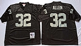 Men's Raiders #32 Marcus Allen Black Throwback Stitched Football Jersey,baseball caps,new era cap wholesale,wholesale hats