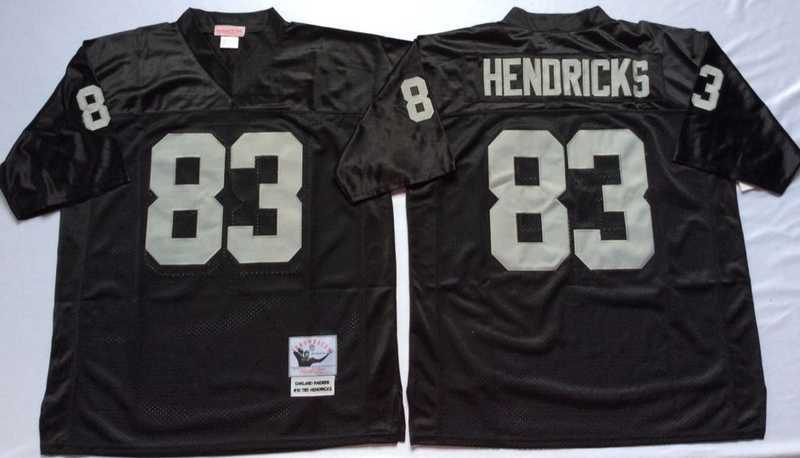 Men's Raiders #83 Ted Hendricks Black Throwback Stitched Football Jersey,We sell and wholesale Men's Raiders #83 Ted Hendricks Black Throwback Stitched Football Jersey on line form chian!