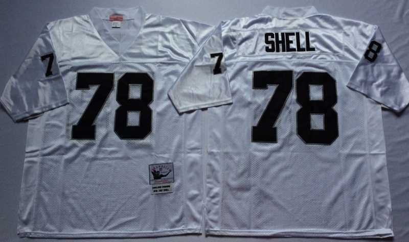 Men's Raiders #78 Art Shell White Throwback Stitched Football Jersey,We sell and wholesale Men's Raiders #78 Art Shell White Throwback Stitched Football Jersey on line form chian!