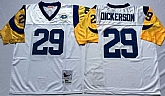 Men's Rams #29 Eric Dickerson White Throwback Stitched Football Jersey,baseball caps,new era cap wholesale,wholesale hats