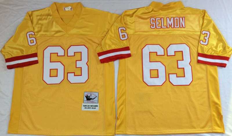 Men's Tampa Bay Buccaneers #63 Lee Roy Selmon Yellow Throwback Stitched Football Jersey,We sell and wholesale Men's Tampa Bay Buccaneers #63 Lee Roy Selmon Yellow Throwback Stitched Football Jersey on line form chian!