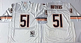 Men's Chicago Bears #51 Dick Butkus White Road Throwback Jersey,baseball caps,new era cap wholesale,wholesale hats