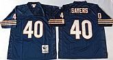 Men's Chicago Bears #40 Gale Sayers Navy 1985 Throwback Jersey,baseball caps,new era cap wholesale,wholesale hats