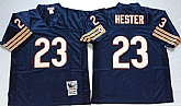 Men's Chicago Bears #23 Devin Hester Navy Throwback Stitched Football Jersey,baseball caps,new era cap wholesale,wholesale hats