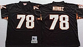 Men's Cincinnati Bengals #78 Anthony Munoz Black Throwback Stitched Football Jersey,baseball caps,new era cap wholesale,wholesale hats