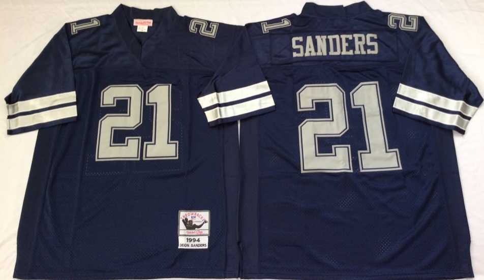 Men's Dallas Cowboys #21 Deion Sanders Blue Throwback Stitched Football Jersey,We sell and wholesale Men's Dallas Cowboys #21 Deion Sanders Blue Throwback Stitched Football Jersey on line form chian!