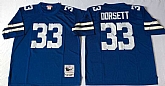 Men's Dallas Cowboys #33 Tony Dorsett Blue Throwback Stitched Football Jersey,baseball caps,new era cap wholesale,wholesale hats