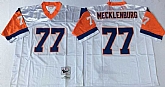 Men's Denver Broncos #77 Karl Mecklenburg White Throwback Stitched Football Jersey,baseball caps,new era cap wholesale,wholesale hats